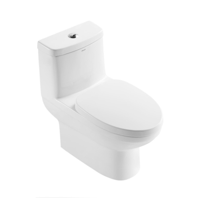 Elongated 1.1 Gpf One Piece Toilets Ceramic Chair Height Toilet