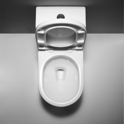 Modern Ceramic 1 Piece Elongated Toilet Dual Flush 0.9/1.3 GPF