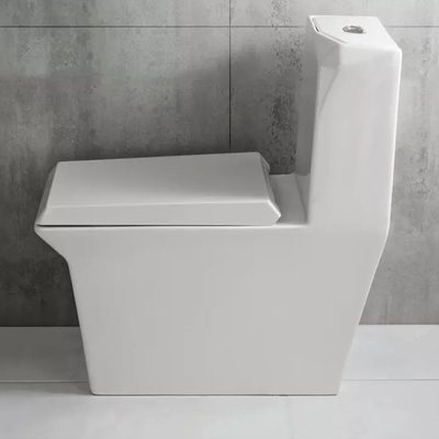 One Piece Siphon Flush Toilet Soft Closed Toilet Seat 3.7L