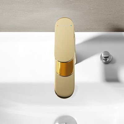 ARROW Modern Gold Basin Mixer Faucet Wall-Mounted Single Handle with Imported Swiss Aerator