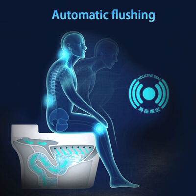 ARROW Smart Toilet with Heated Seat Siphon Jet Flushing and Self-cleaning Glaze One Piece Automatic Bidet