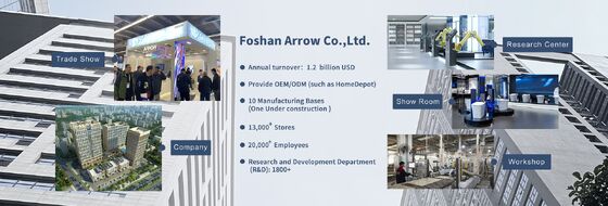 ARROW Modern Single Handle Stainless Steel Basin Mixer Faucet with Ceramic Valve and Waterfall Design for Bathroom Sink