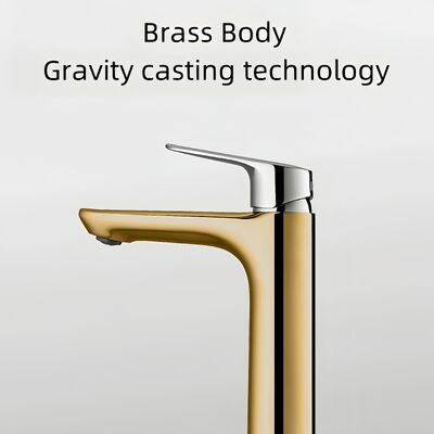 ARROW Modern Single Handle Brass Basin Mixer Faucet with Ceramic Valve Core and Chrome Finish for Easy Mount Single Hole Wash Basin