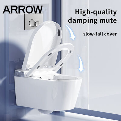ARROW Luxury Smart Toilet with Concealed Tank Wall-mounted One Piece Design and Remote Control for Hotel Use