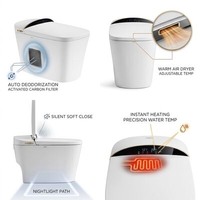 ARROW AM3005 Intelligent Toilet Silent Soft Close Instant Heating Auto Deodorization Auto Flush Bidet