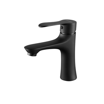 AG4107H Basin Mixer Faucet , 174.9mm Matte Black Basin Mixer Tap