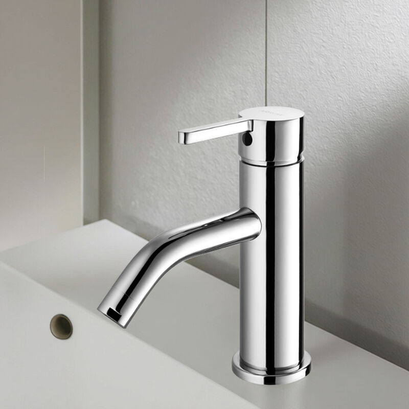 ARROW Brand Modern Brass Chrome Plated Ceramic Cartridge Deck Mounted Single Hole Basin Mixer Faucet for Bathroom Wash Basin