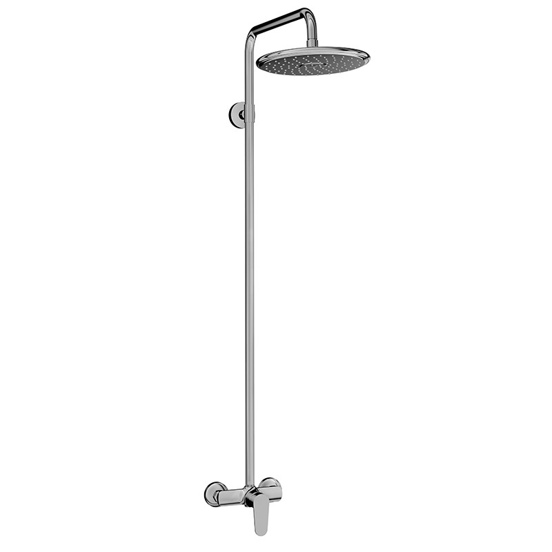 Bathroom Rain Shower Wall Mounted Contemporary D 405mm, H 1157mm